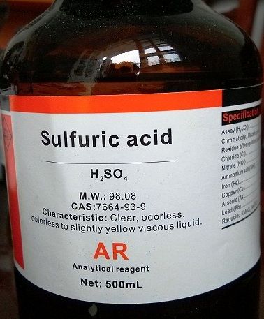 H2SO4 – Axit Sulfuric – Axit Sunfuric Thí Nghiệm