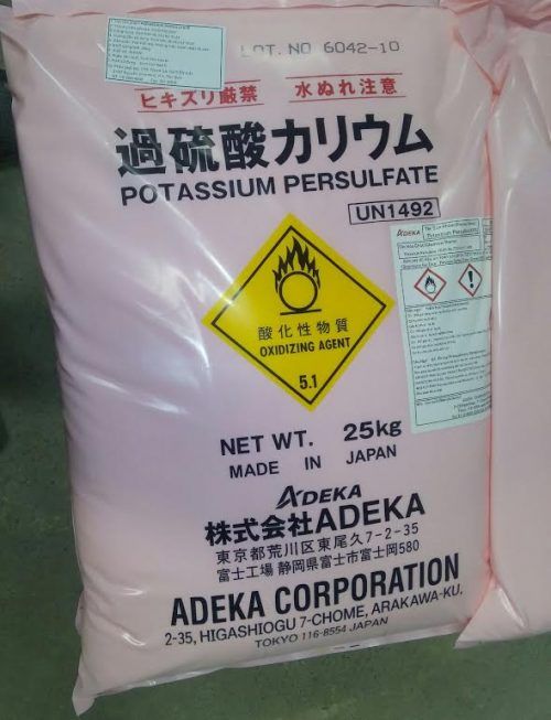 Bao Hóa Chất K2S2O8 – Kali Persunfate – Potassium Persulfate