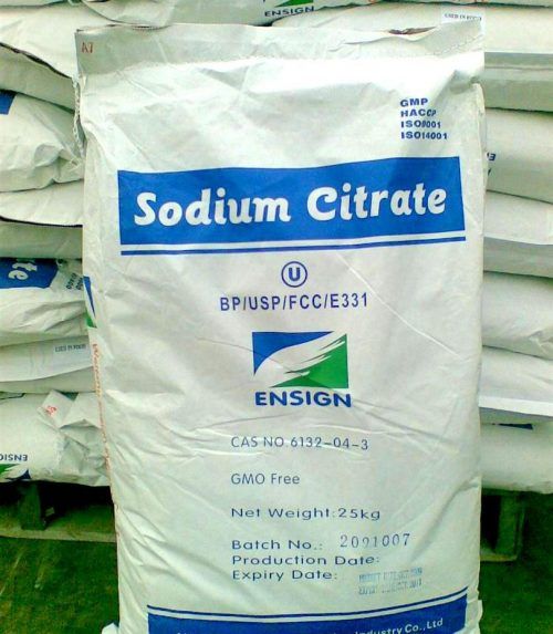 Natri citrat – Na3C6H5O7 – Sodium Citrate – E331 – Trisodium Citrate