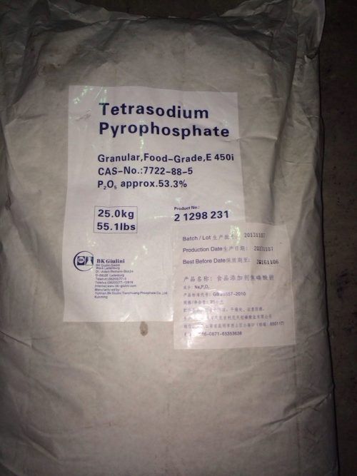 Natri Pyrophosphate – TSPP – Sodium Pyrophosphate –Tetranatri phosphat Công nghiệp